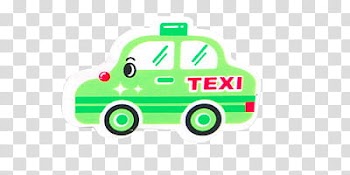 Cute things, green Texi animated illustration transparent background PNG clipart