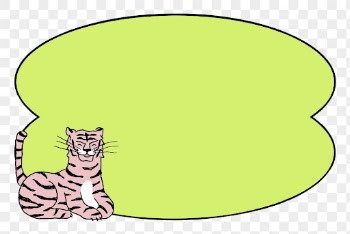 Cute tiger png frame sticker, | Free PNG Sticker - rawpixel