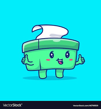 cute tissue paper box cartoon