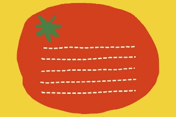Cute tomato frame background, red | Free PSD - rawpixel