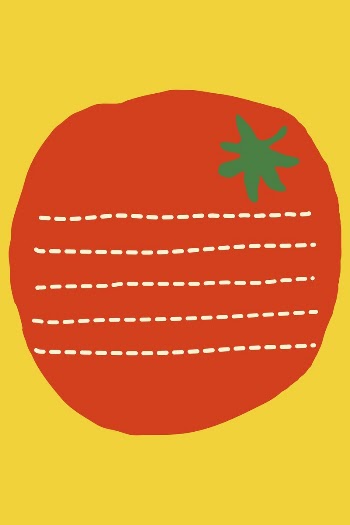 Cute tomato frame background, red | Free PSD - rawpixel