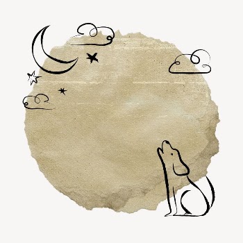 Cute torn paper frame, puppy | Free PSD - rawpixel