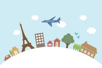 Cute travel background, cityscape illustration. | Free Photo - rawpixel