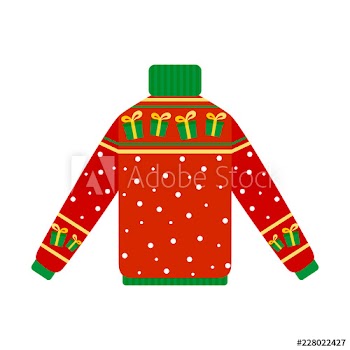 Cute warm christmas sweater for the winter