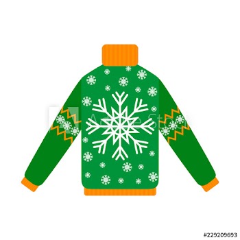 Cute warm christmas sweater for the winter