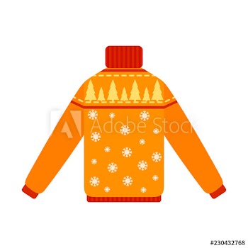 Cute warm christmas sweater for the winter
