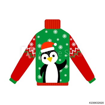 Cute warm christmas sweater for the winter