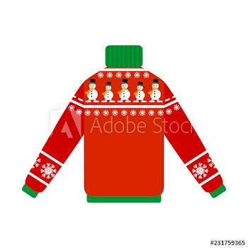 Cute warm christmas sweater for the winter
