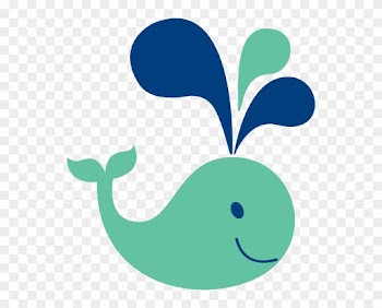 Cute Whale Clip Art At Clker - Baby Shower Whale