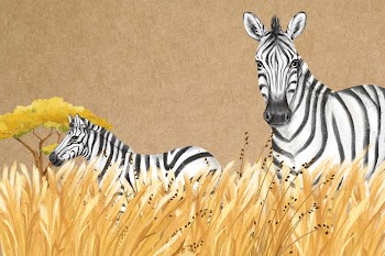 Cute zebra background, brown design | Free Photo Illustration - rawpixel