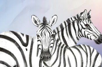 Cute zebra background, paper texture | Free Photo Illustration - rawpixel