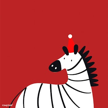 Cute zebra in a cartoon style vector | Free stock vector - 477110