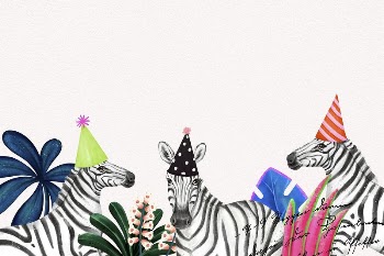 Cute zebras border background, animal | Free Photo Illustration - rawpixel