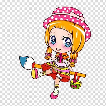 Cuteness Cartoon Woman, Colorful cartoon cute doll transparent background PNG clipart