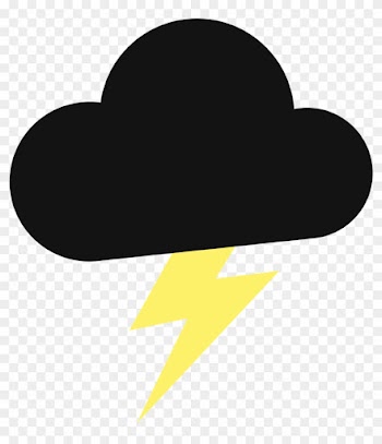 Cutie Mark - Cloud With Lightning Bolt Cutie Mark