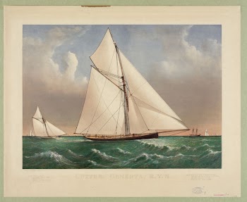 Cutter Genesta, R.Y.S. (1885) by C.R. | Free Photo - rawpixel
