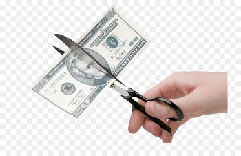 Cutting Value Scissors Money Cost - Cut in half dollar 