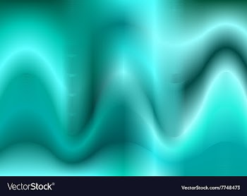 Cyan abstract wave background vector image
