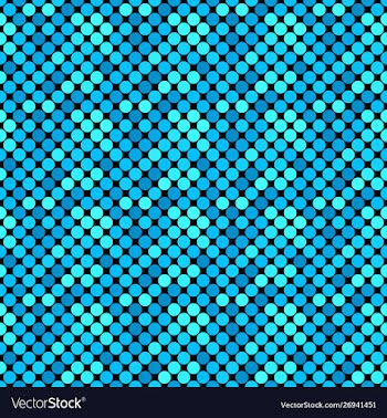 Cyan dot pattern background - blue abstract design vector image