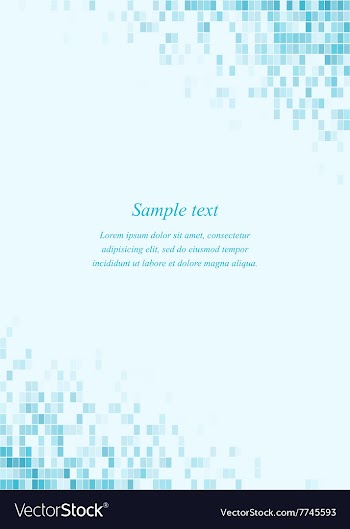 Cyan page corner design template vector image