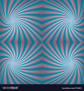 Cyan pink seamless swirl background vector image