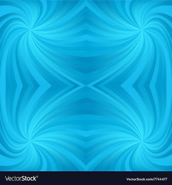 Cyan repeating swirl pattern background vector image