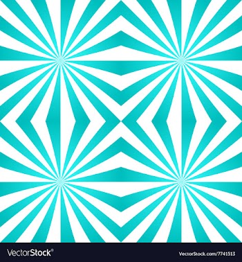 Cyan striped pattern background vector image