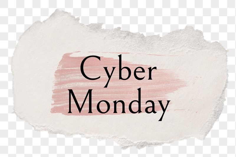 Cyber Monday png ripped paper | Free PNG - rawpixel