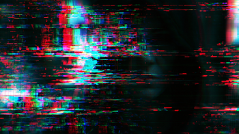Cyber Noir Digital Glitch Overlay