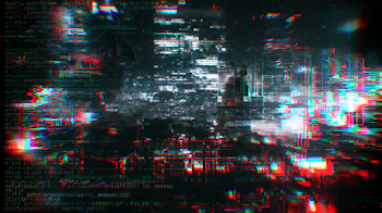 Cyber Noir Memory Glitch UI Overlay