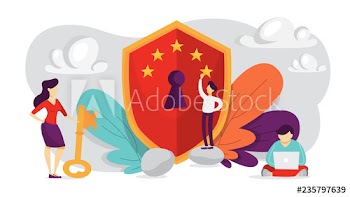 Cyber security concept