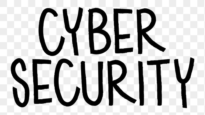 Cyber security png word sticker | Free PNG - rawpixel