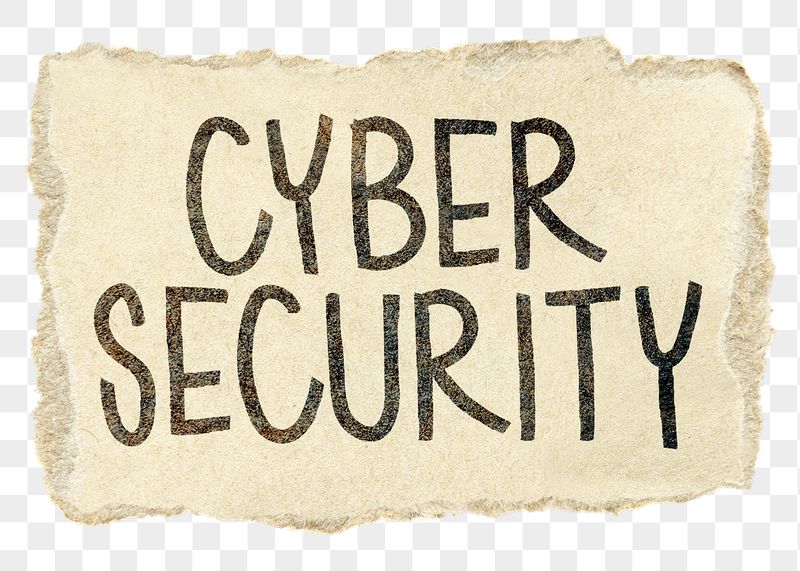 Cyber security png word sticker | Free PNG - rawpixel