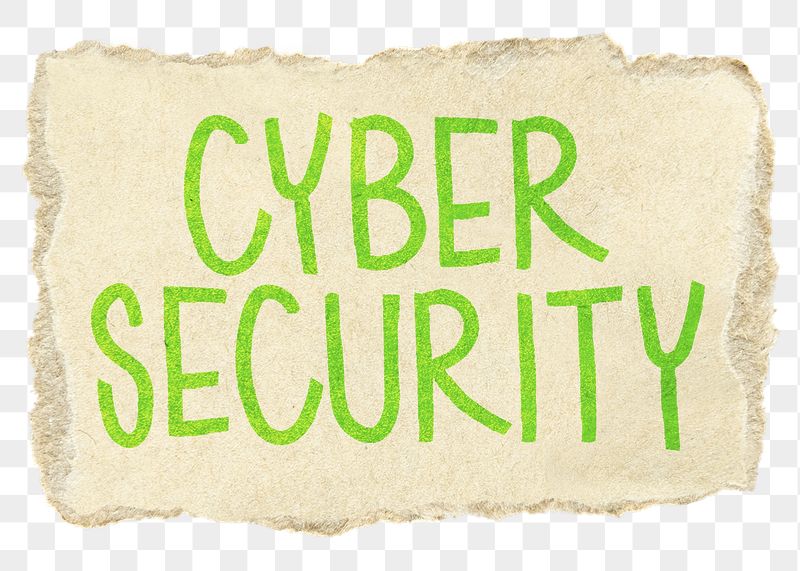 Cyber security png word sticker | Free PNG - rawpixel