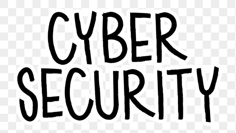 Cyber security png word sticker | Free PNG - rawpixel