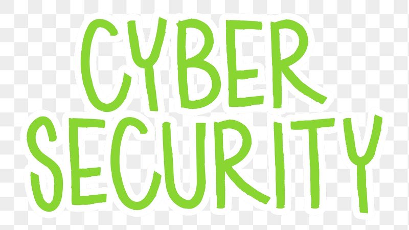 Cyber security png word sticker | Free PNG - rawpixel