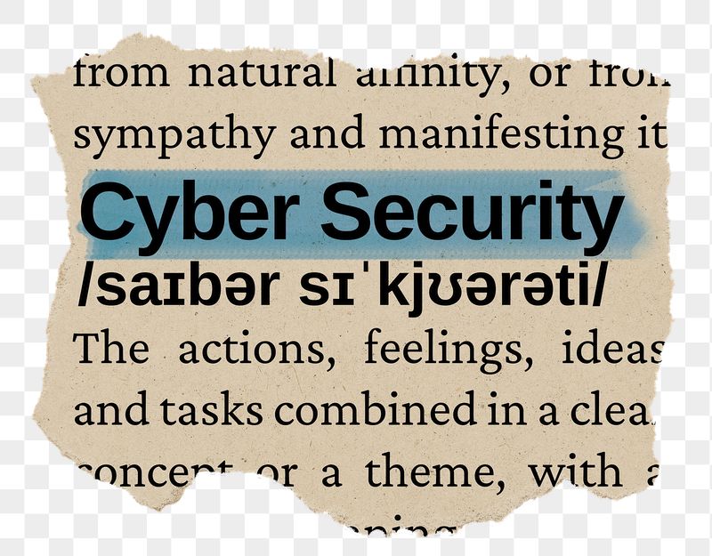 Cyber security png word sticker, | Free PNG - rawpixel