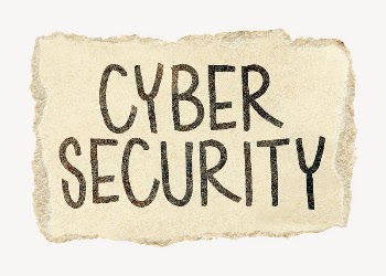 Cyber security word, torn craft | Free PSD - rawpixel
