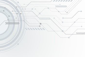Cyber technology background Free Vector