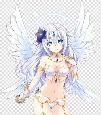 Cyberdimension Neptunia: 4 Goddesses Online Hyperdevotion Noire: Goddess Black Heart Megadimension Neptunia VII Compile Heart Video game, Goddess transparent background PNG clipart