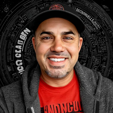 Cyberpunk Smiling Male Portrait Cyberpunk Smiling Male Portrait
