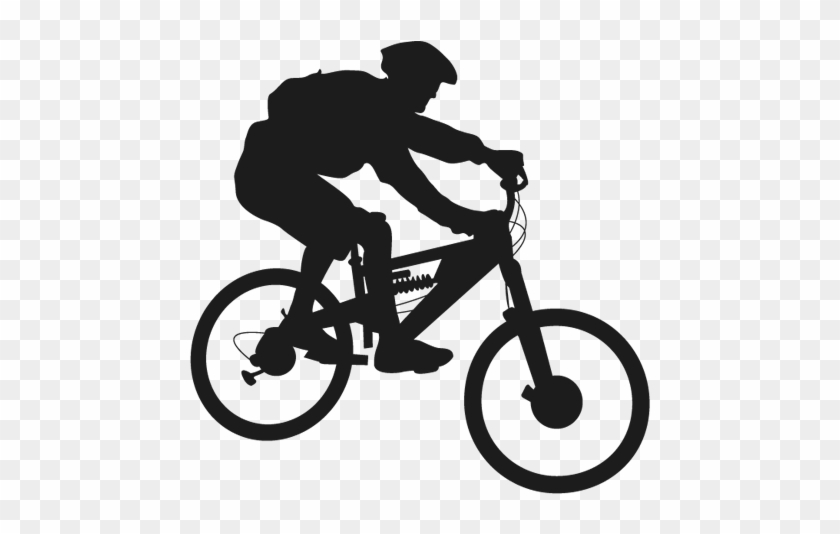 Cycling - Mountain Bike Silhouette Png