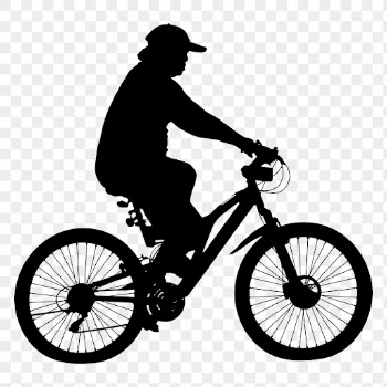 Cycling person png bicycle silhouette, | Free PNG - rawpixel
