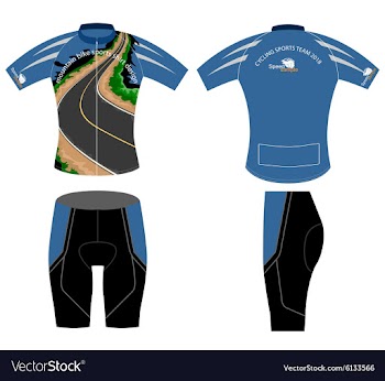 Cycling shirt design vector image