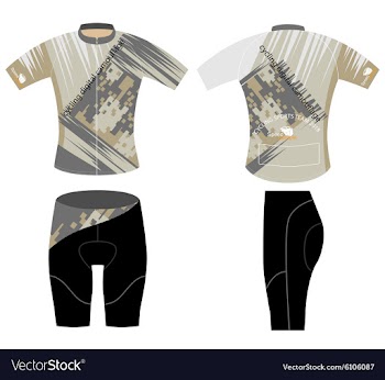 Cycling shirt vector image