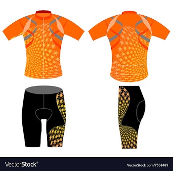 Cycling shirt vector image