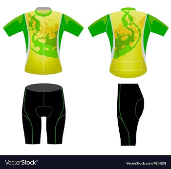 Cycling t shirt vector image