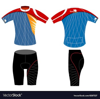 Cycling vest design vector image