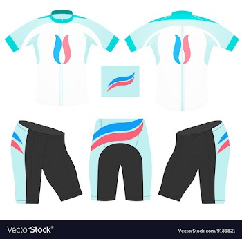 Cycling vest design vector image