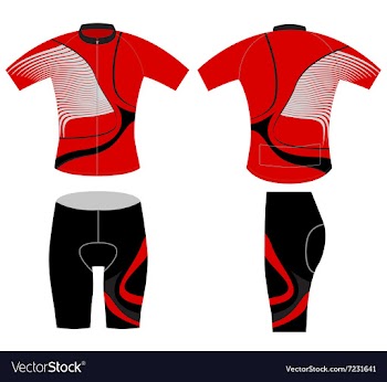 Cycling vest fashion vector image